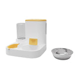 Pet Feeder Detachable Pet Bowls Water Food Bowls Water Fountain Cat Bowls Yellow - Aladdin Shoppers