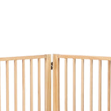Multifunctional Expandable Accordion Dog Gate Wood for Lawn Garden Outdoor 60x43cm - Aladdin Shoppers