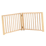 Multifunctional Expandable Accordion Dog Gate Wood for Lawn Garden Outdoor 60x43cm - Aladdin Shoppers