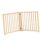 Multifunctional Expandable Accordion Dog Gate Wood for Lawn Garden Outdoor 60x60cm - Aladdin Shoppers