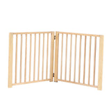 Multifunctional Expandable Accordion Dog Gate Wood for Lawn Garden Outdoor 60x60cm - Aladdin Shoppers