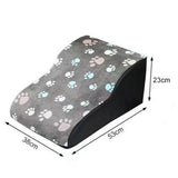 Soft Dog Steps Stair Dog Ramp Ladder with Removable Cover Wide for Cats 53cmx38cmx23cm - Aladdin Shoppers