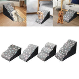 Soft Dog Steps Stair Dog Ramp Ladder with Removable Cover Wide for Cats 53cmx38cmx23cm - Aladdin Shoppers