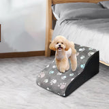 Soft Dog Steps Stair Dog Ramp Ladder with Removable Cover Wide for Cats 53cmx38cmx23cm - Aladdin Shoppers