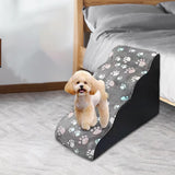 Soft Dog Steps Stair Dog Ramp Ladder with Removable Cover Wide for Cats 73cmx38cmx48cm - Aladdin Shoppers