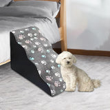 Soft Dog Steps Stair Dog Ramp Ladder with Removable Cover Wide for Cats 73cmx38cmx48cm - Aladdin Shoppers