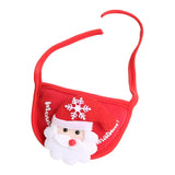 Cute Christmas Pet Bib for Small Dogs Puppy Cats Party Holiday Red - Aladdin Shoppers