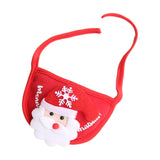 Cute Christmas Pet Bib for Small Dogs Puppy Cats Party Holiday Red - Aladdin Shoppers