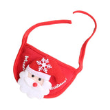 Cute Christmas Pet Bib for Small Dogs Puppy Cats Party Holiday Red - Aladdin Shoppers