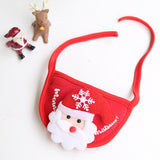 Cute Christmas Pet Bib for Small Dogs Puppy Cats Party Holiday Red - Aladdin Shoppers