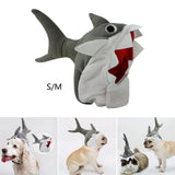 Pets Costume Fish Hat Clothes Cat Dog Headwear for Puppy Cosplay S - Aladdin Shoppers