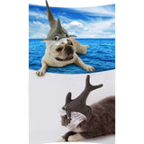 Pets Costume Fish Hat Clothes Cat Dog Headwear for Puppy Cosplay S - Aladdin Shoppers