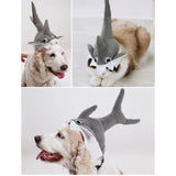 Pets Costume Fish Hat Clothes Cat Dog Headwear for Puppy Cosplay S - Aladdin Shoppers