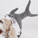 Pets Costume Fish Hat Clothes Cat Dog Headwear for Puppy Cosplay M - Aladdin Shoppers