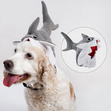 Pets Costume Fish Hat Clothes Cat Dog Headwear for Puppy Cosplay M - Aladdin Shoppers