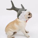 Pets Costume Fish Hat Clothes Cat Dog Headwear for Puppy Cosplay M - Aladdin Shoppers