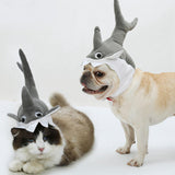 Pets Costume Fish Hat Clothes Cat Dog Headwear for Puppy Cosplay M - Aladdin Shoppers