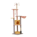 Cat Scratcher Post Climbing Frame Indoor Cats Furniture Protector Playing 47cmx47cmx175cm Pink - Aladdin Shoppers