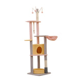 Cat Scratcher Post Climbing Frame Indoor Cats Furniture Protector Playing 47cmx47cmx175cm Pink - Aladdin Shoppers