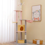 Cat Scratcher Post Climbing Frame Indoor Cats Furniture Protector Playing 47cmx47cmx175cm Pink - Aladdin Shoppers