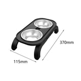 Kitten Food Bowl Stand for Dogs Cats Food Container Elevated Feeder AntiSlip - Aladdin Shoppers