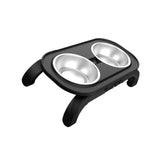 Kitten Food Bowl Stand for Dogs Cats Food Container Elevated Feeder AntiSlip - Aladdin Shoppers