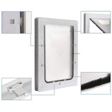 2 Way Dogs Door Flap Mount Secure Window Pet Supplies Wall with Closing Panel 26.2x33.5x1.8cm - Aladdin Shoppers