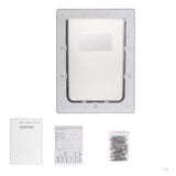 2 Way Dogs Door Flap Mount Secure Window Pet Supplies Wall with Closing Panel 26.2x33.5x1.8cm - Aladdin Shoppers