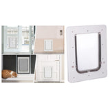2 Way Dogs Door Flap Mount Secure Window Pet Supplies Wall with Closing Panel 26.2x33.5x1.8cm - Aladdin Shoppers