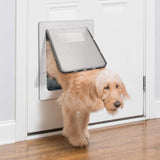 2 Way Dogs Door Flap Mount Secure Window Pet Supplies Wall with Closing Panel 38.6x52x1.8cm - Aladdin Shoppers