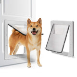2 Way Dogs Door Flap Mount Secure Window Pet Supplies Wall with Closing Panel 38.6x52x1.8cm - Aladdin Shoppers