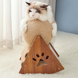 Cat Scratching Ball Stable Durable Multifunctional for Indoor Cats 25cmx20cmx28cm - Aladdin Shoppers