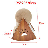 Cat Scratching Ball Stable Durable Multifunctional for Indoor Cats 25cmx20cmx28cm - Aladdin Shoppers