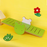 Pet Cat Playing Wood Seesaw Scratching Board Funny for Cat Grinding Claws - Aladdin Shoppers