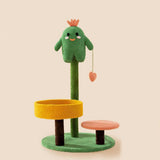 Cute Cactus Cat Scratching Posts Stylish with 3 Scratching Poles Stable - Aladdin Shoppers