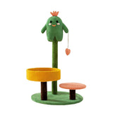 Cute Cactus Cat Scratching Posts Stylish with 3 Scratching Poles Stable - Aladdin Shoppers