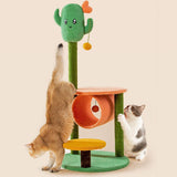 Cute Cactus Cat Scratching Posts Stylish with 3 Scratching Poles Stable - Aladdin Shoppers
