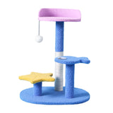 Cat Scratcher Post Hanging Toy Ball Indoor Cats Grind Claws Scratching Toy 50cmx37cmx61cm - Aladdin Shoppers