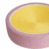 Sisal Cat Scratcher Bed Furniture Protection Nonslip Bottom Sleeping Nest Yellow Pink - Aladdin Shoppers