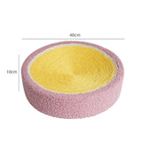 Sisal Cat Scratcher Bed Furniture Protection Nonslip Bottom Sleeping Nest Yellow Pink - Aladdin Shoppers