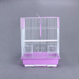Bird Cage House Pet Supplies Nest Standing Pole Birdcage for Parrot Finches Purple - Aladdin Shoppers