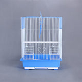 Bird Cage House Pet Supplies Nest Standing Pole Birdcage for Parrot Finches Blue - Aladdin Shoppers
