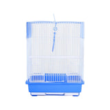 Bird Cage House Pet Supplies Nest Standing Pole Birdcage for Parrot Finches Blue - Aladdin Shoppers