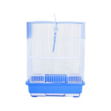 Bird Cage House Pet Supplies Nest Standing Pole Birdcage for Parrot Finches Blue - Aladdin Shoppers