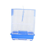 Bird Cage House Pet Supplies Nest Standing Pole Birdcage for Parrot Finches Blue - Aladdin Shoppers