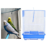 Bird Cage House Pet Supplies Nest Standing Pole Birdcage for Parrot Finches Blue - Aladdin Shoppers