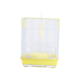 Bird Cage House Pet Supplies Nest Standing Pole Birdcage for Parrot Finches Yellow - Aladdin Shoppers