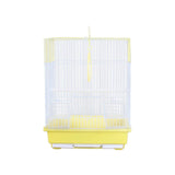 Bird Cage House Pet Supplies Nest Standing Pole Birdcage for Parrot Finches Yellow - Aladdin Shoppers