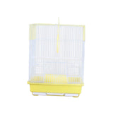Bird Cage House Pet Supplies Nest Standing Pole Birdcage for Parrot Finches Yellow - Aladdin Shoppers