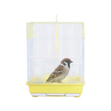 Bird Cage House Pet Supplies Nest Standing Pole Birdcage for Parrot Finches Yellow - Aladdin Shoppers